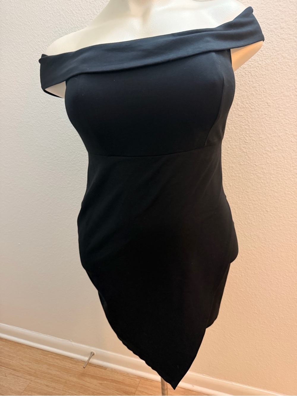 torrid Black One-Shoulder Sheath Dress